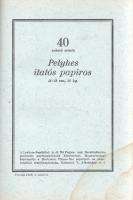 Freund Jenő: 
Papiros a grafikában - Papirosminták (melléklet).
Budapest, 1927. Világosság Könyvny...