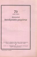 Freund Jenő: 
Papiros a grafikában - Papirosminták (melléklet).
Budapest, 1927. Világosság Könyvny...