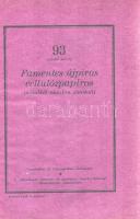 Freund Jenő: 
Papiros a grafikában - Papirosminták (melléklet).
Budapest, 1927. Világosság Könyvny...
