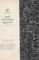 Freund Jenő: 
Papiros a grafikában - Papirosminták (melléklet).
Budapest, 1927. Világosság Könyvny...