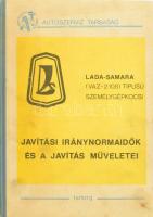 Lada-Samara (VAZ-2108) típusú személygépkocsi javítási iránynormaidők és a javítás műveletei. Bp., 1988, Autószerviz Társaság, kopott félvászon kötés, megjelent 1000 példányban.