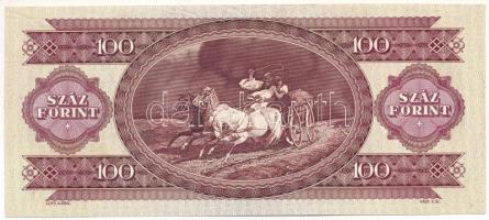 1989. 100Ft "B 352 028957" nyomdai papírránccal T:UNC,AU 
Adamo F36