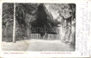 Postojna, Cave, entry to the Adelsberger Grotte (EB)