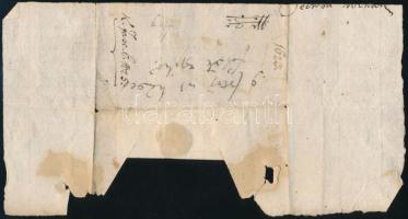 1623 Kölesdy? György 9 forint kölcsönről, István fiának adott tanulságlevele, magyar nyelven, viaszp...