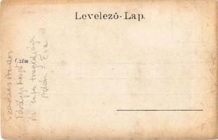 1905 Kolozsvár, Cluj; Nemzeti Színház "Ember tragédiája" előadás színészei: Tóvölgyi Margi...