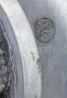 3 darab jelzett ón dísztál, d: 23-32 cm