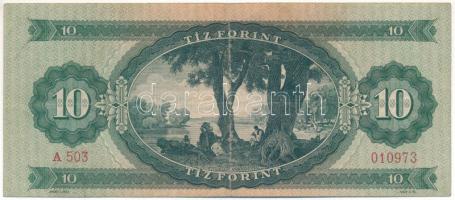 1947. 10Ft "A 503 010973" eltolódott hátlapi nyomattal T:F 
Adamo F2