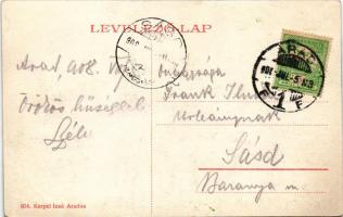 1908 Arad, Az "Összetartás" szabadkőműves páholy. Kerpel Izsó kiadása / masonic lodge, fre...