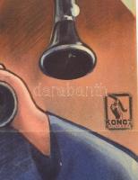 1943 Zoro és Huru, a két örömapa. Moziplakát (filmplakát, rácsplakát). Attila Hörbiger, Hans Thimig ...