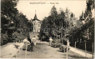 1910 Rajecfürdő, Rajecz-fürdő, Rajecké Teplice; Ilona lak / villa