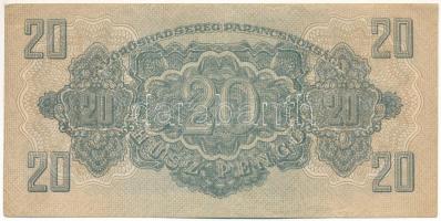 1944. 20P "A Vöröshadsereg Parancsnoksága", "AY 476513" T:F szép papír
Adamo P4...