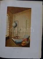 1929 Farbige Raumkunst német nyelvű lakberendezési könyv 5. kötete, szép állapotban, színes képekkel...