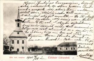 1905 Udvard, Dvory nad Zitavou; Római katolikus templom / church