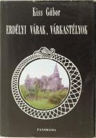 Kiss Gábor: Erdélyi várak, várkastélyok. Bp, 1990, Panoráma. Fekete-fehér fotókkal. Második kiadás. Kiadói egészvászon kötés, kiadói papír védőborítóban, alapvetően jó állapotban.