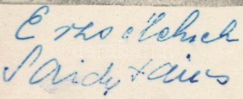 Sárdy János (1902-1959) színész aláírása az őt ábrázoló fotólapon