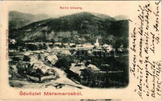 1905 Rahó, Rachov, Rahiv, Rakhiv (Máramaros); Berger Miksa kiadása (fl)