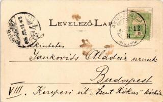 1905 Rahó, Rachov, Rahiv, Rakhiv (Máramaros); Berger Miksa kiadása (fl)