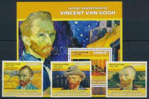 Vincent van Gogh paintings set + block, Vincent van Gogh festmények sor + blokk