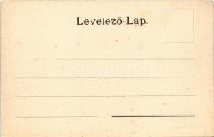 Pancsova, Pancevo; Kiállítás, Ipar Csarnok magyar zászlókkal. Népkonyha egylet kiadása / Exhibition,...