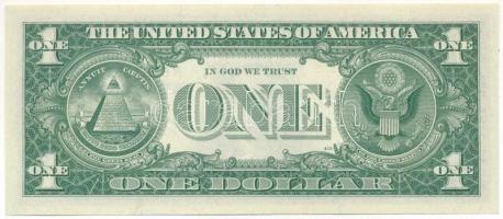 Amerikai Egyesült Államok 1961-1962. (1957A) 1$ "Silver Certificate - kisméretű", kék pecs...