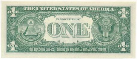 Amerikai Egyesült Államok 1961-1962. (1957A) 1$ "Silver Certificate - kisméretű", kék pecs...