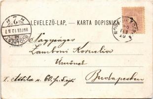 1899 (Vorläufer) Újgradiska, Novagradiska, Nova Gradiska; Trg Franje Josipa, Pozeska ulica, Domobran...