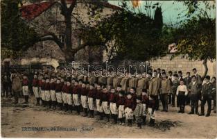 1915 Trebinje, Muslimanski Soko / Muslim Sokol movement + ZENSURIERT LUKOVIC FELD