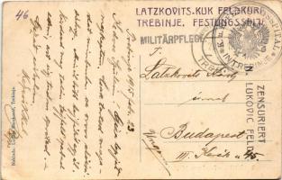 1915 Trebinje, Muslimanski "Soko" / Muslim Sokol movement + "ZENSURIERT LUKOVIC FELD&...