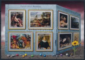 Rubens festmény kisív, Rubens paintings mini sheet