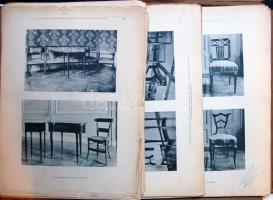 ~1920 Julius Hoffman képes album az empir és a bidermeirer korszakról német nyelven, jó állapotban é...