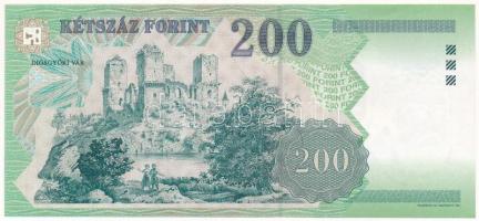 1998. 200Ft "FA 7501463" T:F rendkívül szép papír