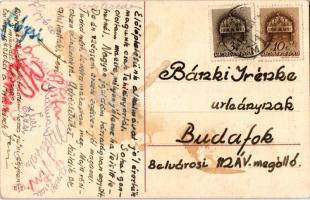 1941 Üdvözlet a Krampusztól! 10 millió pengő / Greeting from the Krampus (fl)