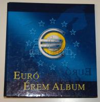 Európai Unió 12 alapító tagország forgalmi pénzei szettekben, gyűrűs albumba rendezve, rövid ország és érme ismertetővel T:1