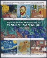 Van Gogh festmények kisív, Van Gogh paintings minisheet