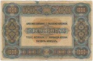 1920. 1000K "Orell Füssli Zürich" nyomdahely jelöléssel T:VG
Adamo K36