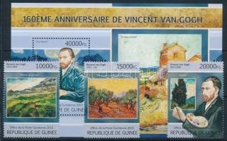 Vincent van Gogh festmény sor + blokk, Vincent van Gogh paintings set + block