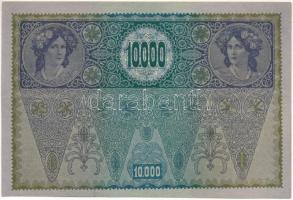 Ausztria 1918. 10.000K vízszintes "DEUTSCHÖSTERREICH" felülbélyegzéssel, "1275 84055&...