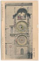 Praha, Prag, Prague; Altstädter Rathausuhr mit Aposteln. D.R.G.M. No. 190164 / mechanical card