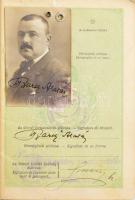 cca 1920-1945 Barsy Aladár miniszterelnökségi osztálytanácsos hagyatékból származó okmányok, fotók, ...