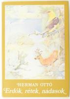 Herman Ottó: Erdők, rétek, nádasok (Válogatás Herman Ottó műveiből.) Vál. és szerk.: Szepesi Attila. Szecskó Péter rajzaival. Bp., 1986, Móra. Kiadói egészvászon kötés, kiadói papír védőborítóval.