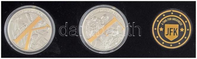 Salamon-szigetek 2021. 1/2D Cu-Ni multicolor "II. Erzsébet / A time for greatness - JFK" (...