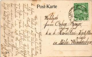 1912 Smilov, Schmeil; Gruss aus der Mückenmühle Schmeil, restauration, Naltestelle Schmeil / restaur...