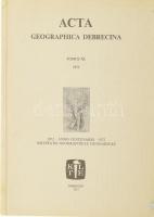 R. Bognár: Acta Universitatis Debreceniensis de Ludovico Kossuth nominatae. Tomus XVIII. 1972. Debrecen, 1973. Kiadói papírkötés, jó állapotban.