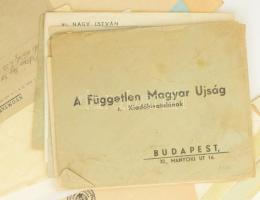 cca 1920-1940 Kb 50 db reklám boríték, klf céges fejlécekkel