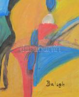 Balogh jelzéssel: Alakok. Olaj, farost. 60x80 cm. Fakeretben