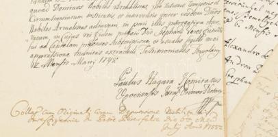 ca 1720 A péterfalvai Veres nemes családdal kapcsolatos iratok, armalisták közül a personalisták köz...