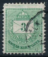 1881 3kr erős karcokkal (ex Lovász)