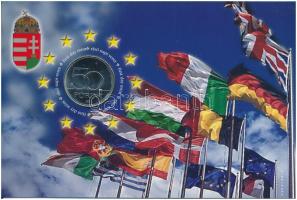 2004. 50Ft Cu-Ni "A Magyar Köztársaság az Európai Unió tagja" első napi veret, sorszámozott "11342" emléklapon T:UNC