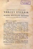 1907. Vallási témájú könyv Dr. Városy Gyula elnöki megnyitó beszédével a Szent-István-Társulat nagygyűlésén és más témákkal, irományokkal