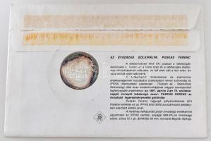 Bognár György (1944-) 1996. "Puskás Ferenc / Az évszázad gólkirálya" Ag emlékérem (12,1g/0...